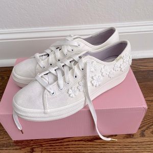 Keds for Kate Spade white tennis shoes